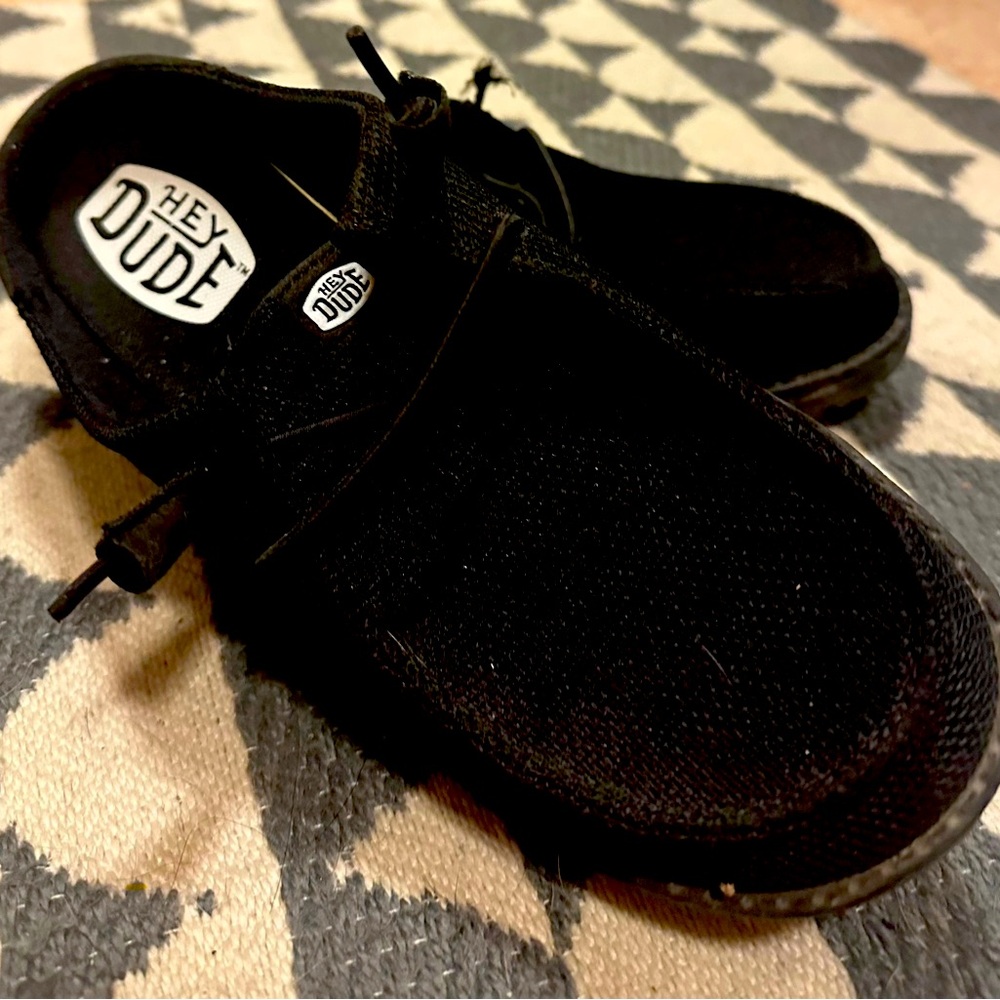 Hey Dude Classic Black Loafers